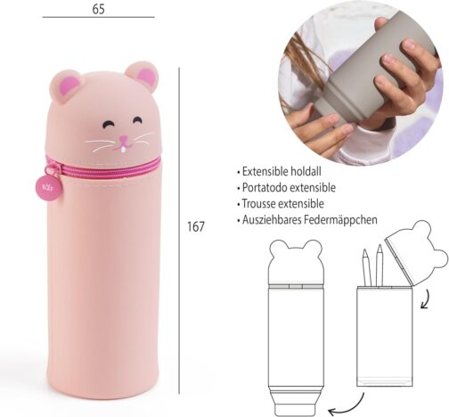 Estuche hamster rosa - Imagen 3