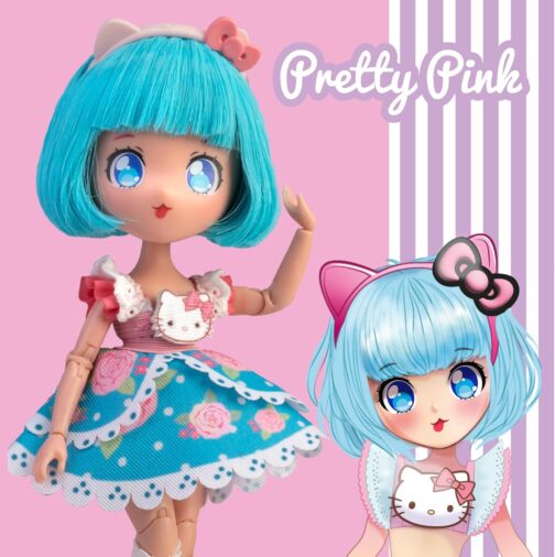 Muñeca Hello Kitty pretty pink - Imagen 3