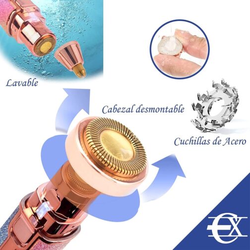 Depiladora facial eléctrica arcoíris - Imagen 4