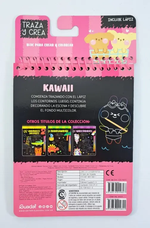Cuaderno para rascar Traza y crea - Imagen 2