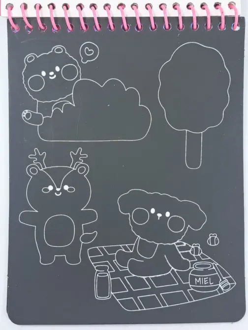 Cuaderno para rascar Traza y crea - Imagen 3