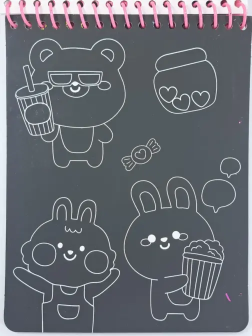 Cuaderno para rascar Traza y crea - Imagen 4