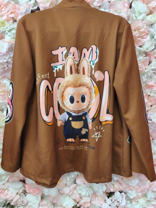 Chaqueta Labubu marrón - Imagen 6