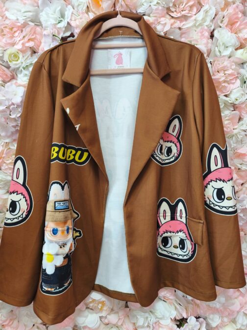 Chaqueta Labubu marrón - Imagen 2