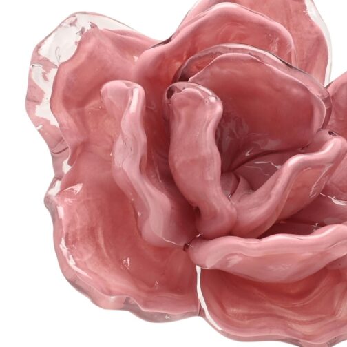 Rosa decorativa cerámica - Imagen 3