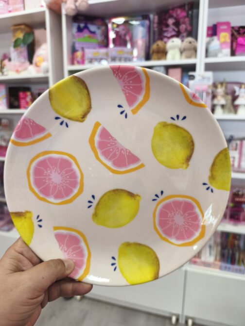 Plato melamina limones - Imagen 2