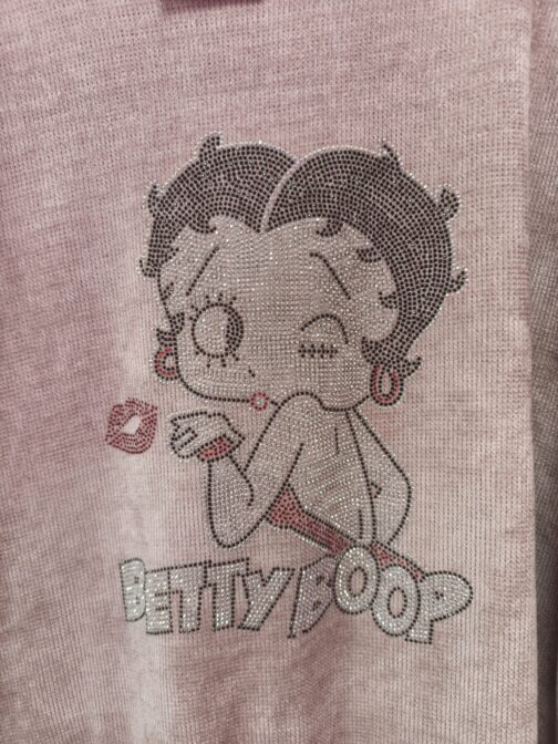 Sudadera curvy Betty Boop brillo - Imagen 8