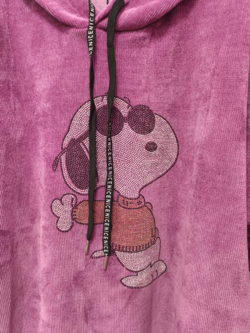 Sudadera curvy Snoopy brillo - Imagen 7