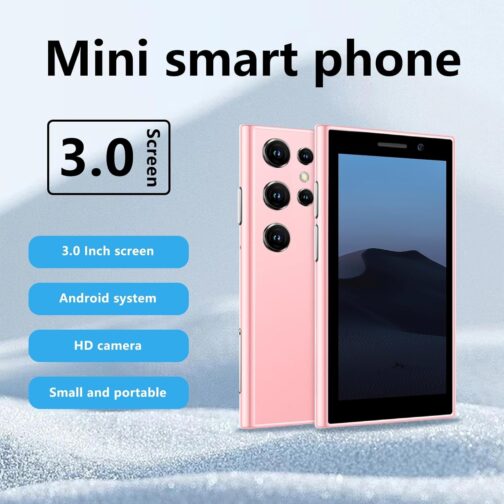 Mini Teléfono móvil rosa - Imagen 2