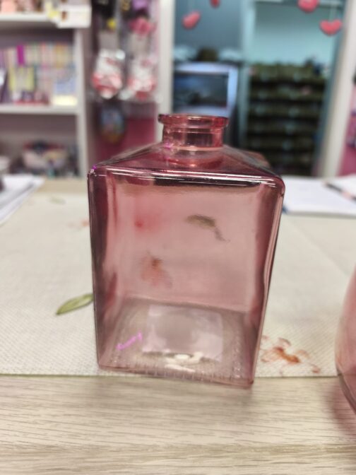 Jarroncitos rosas cristal - Imagen 4