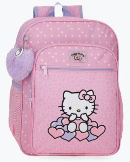 Mochila escolar Hello Kitty hearts