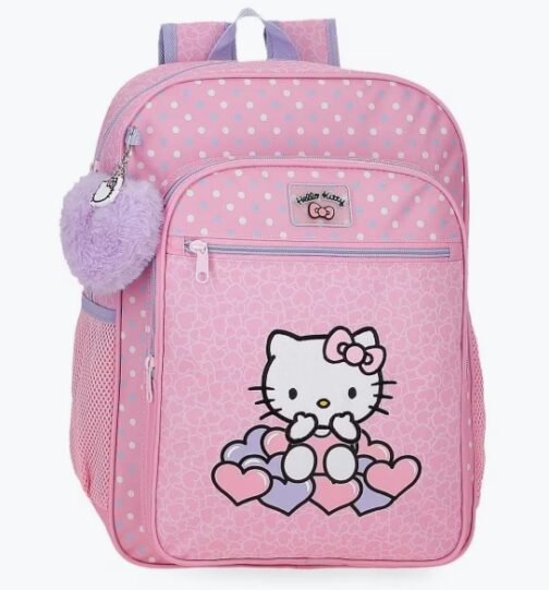 Mochila escolar Hello Kitty hearts