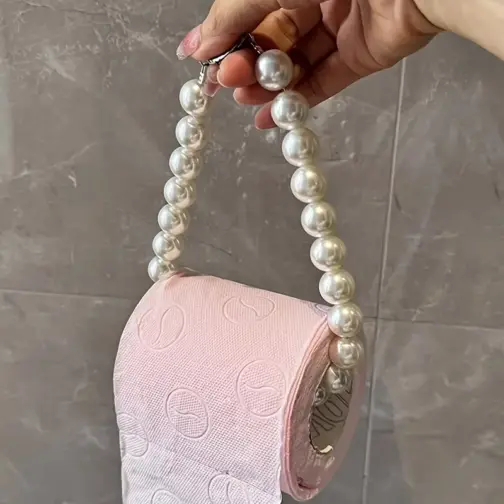 Cadena perlas para papel higiénico - Imagen 2