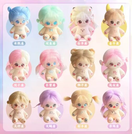 Muñecas zodiacales para peinar y vestir