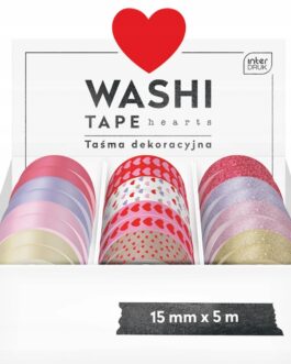 Washi tape hearts