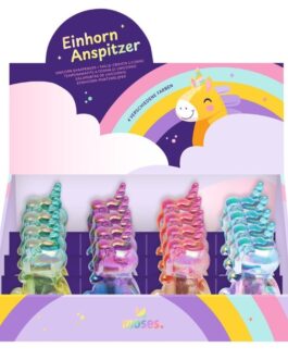 Sacapuntas unicornio arcoíris