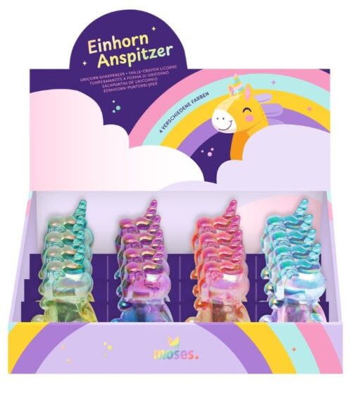 Sacapuntas unicornio arcoíris