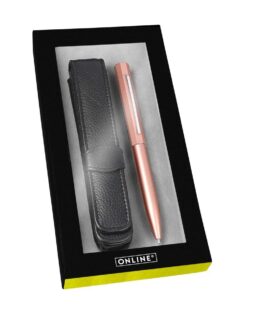 Bolígrafo + funda cuero octopen