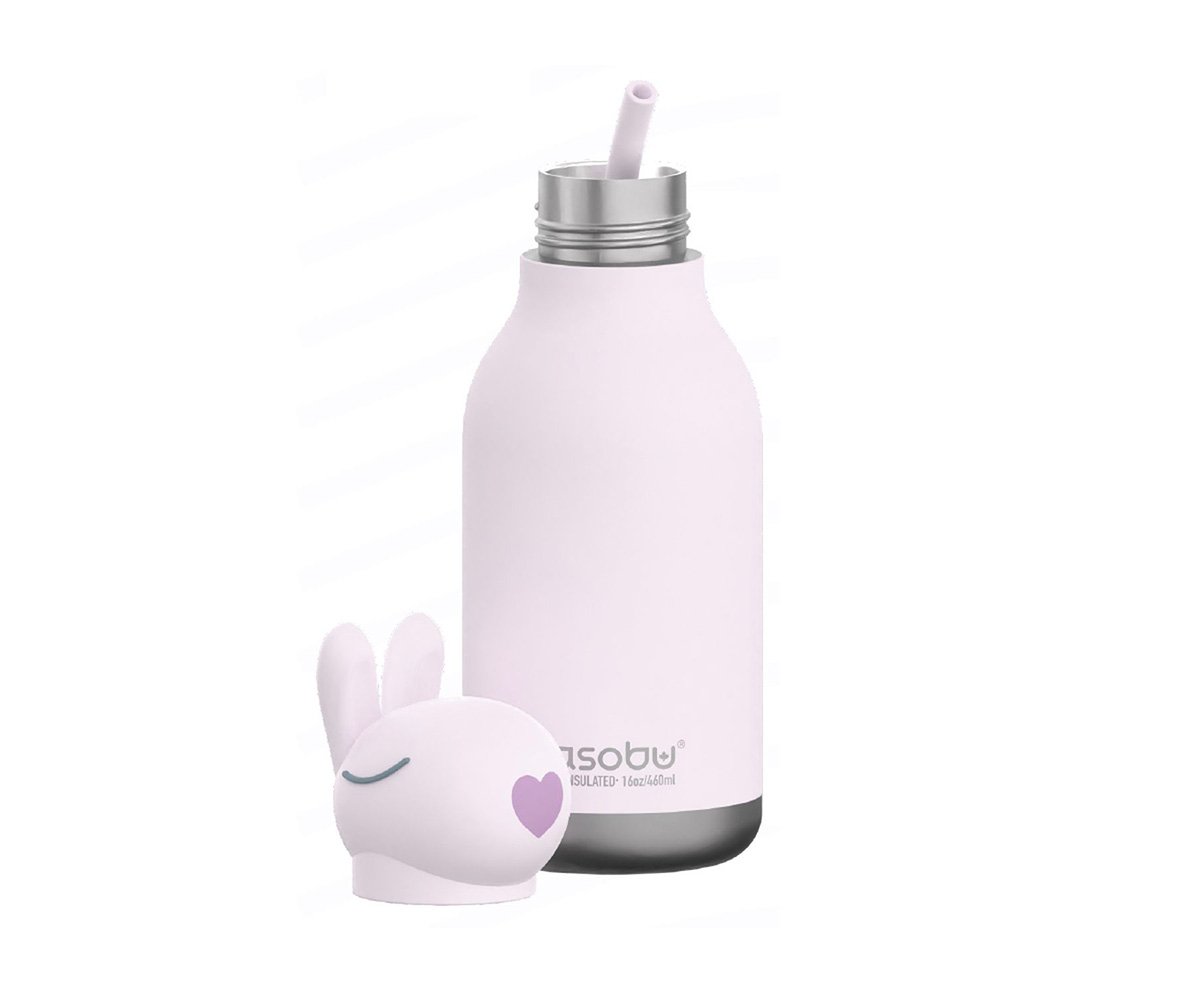 Botella térmica conejo rosa 3D - Imagen 3