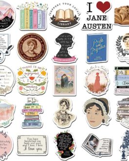 Pegatinas Jane Austen x20
