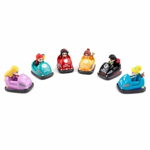Princesas Disney en coches de choque