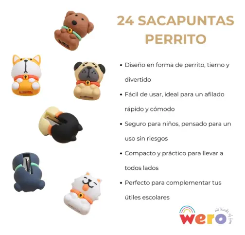Sacapuntas perritos - Imagen 2
