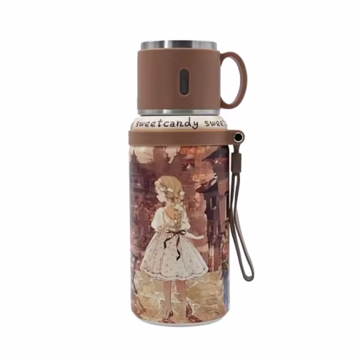 Botella térmica con taza Sweet Candy - Imagen 5