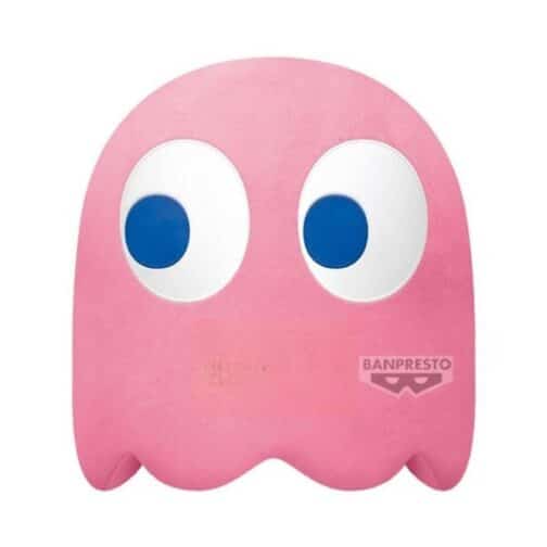 Peluche fantasma pac-man rosa