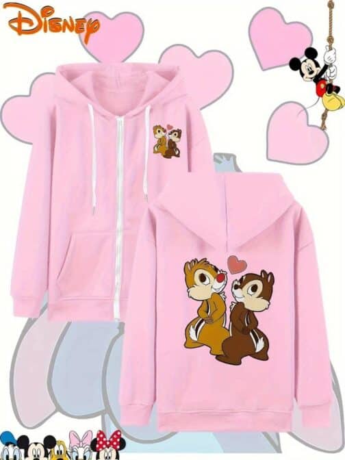 Chaqueta rosa Chip y Chop