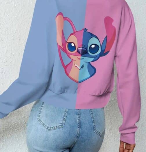 Chaqueta bicolor Stitch y Angel - Imagen 3