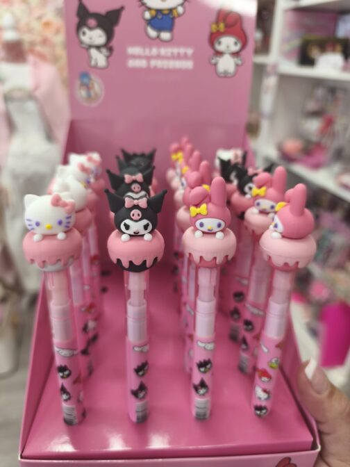 Bolígrafos Sanrio giratorios borrables - Imagen 3