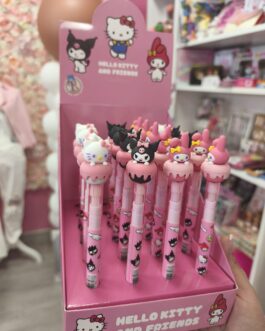 Bolígrafos Sanrio giratorios borrables