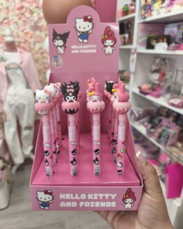 Bolígrafos Sanrio giratorios borrables