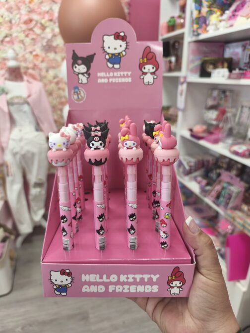 Bolígrafos Sanrio giratorios borrables