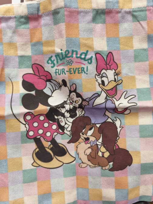 Totebag Minnie y Daisy cuadros - Imagen 2