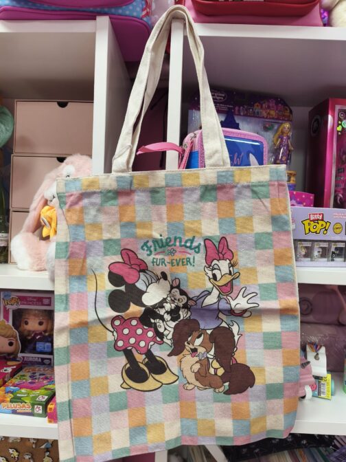 Totebag Minnie y Daisy cuadros