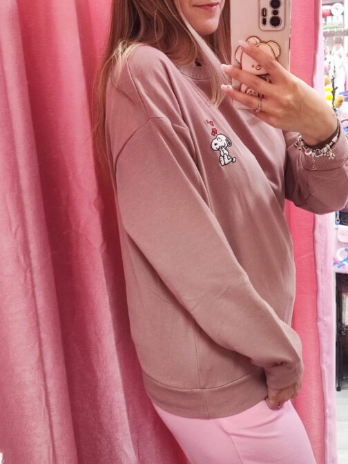 Sudadera Snoopy rosa - Imagen 2