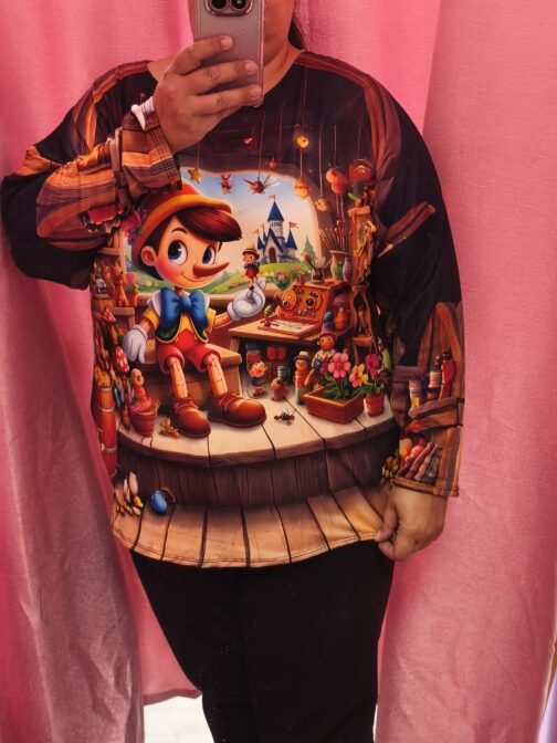Camiseta curvy Pinocho - Imagen 2