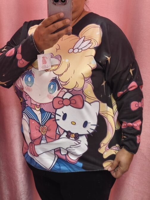 Camiseta curvy Sailor moon - Imagen 3
