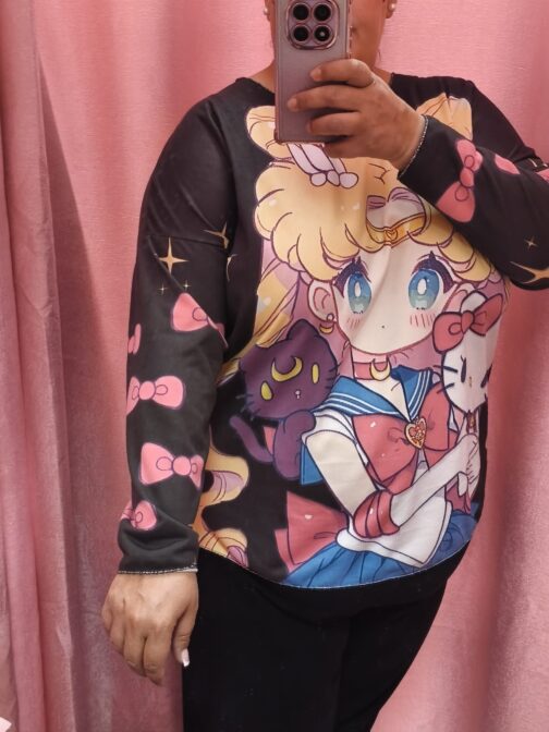 Camiseta curvy Sailor moon - Imagen 2