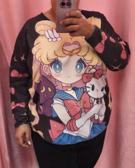 Camiseta curvy Sailor moon