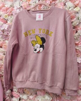 Sudadera Minnie Mousse New york