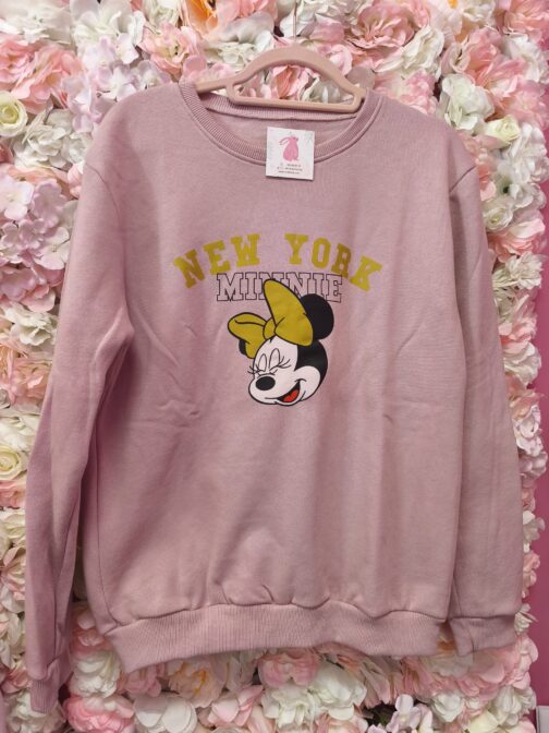 Sudadera Minnie Mousse New york