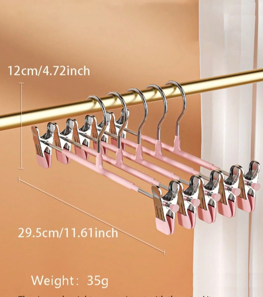 Perchas pinza rosas - Imagen 2