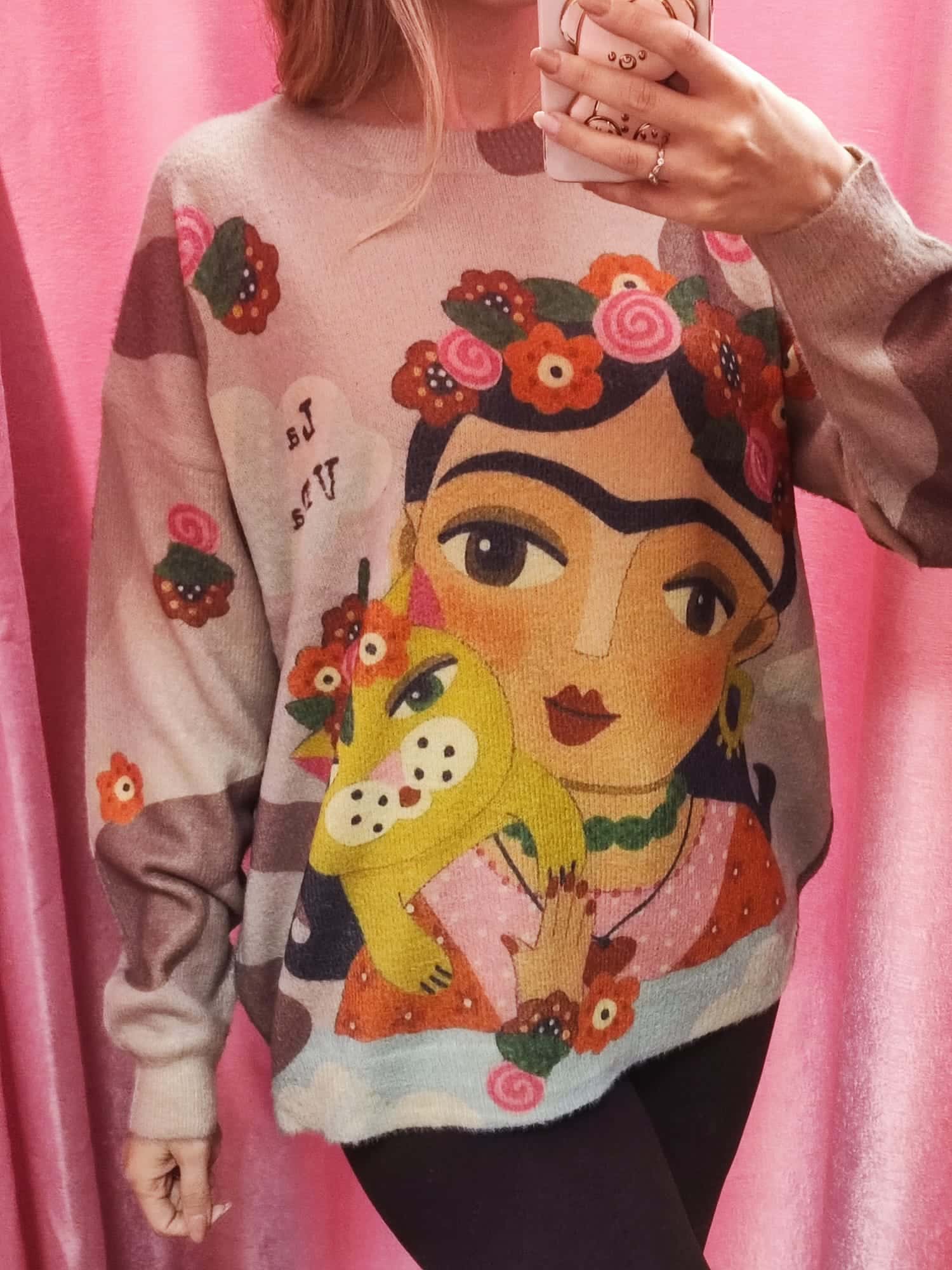 Jersey oversize Frida Khalo - Imagen 2