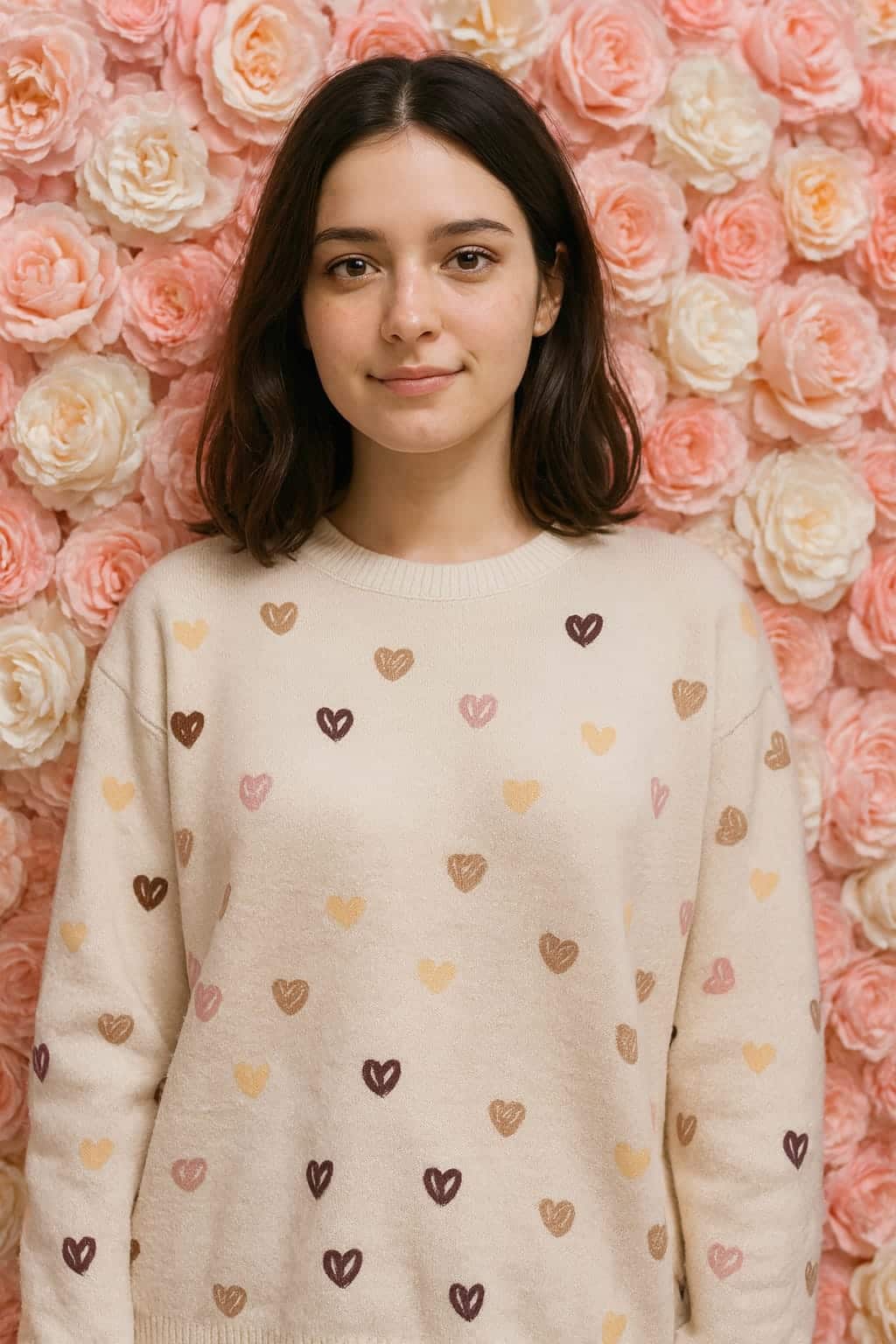 Jersey corazones multicolor