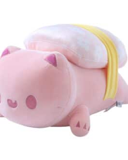 Peluche gato sushi rosa