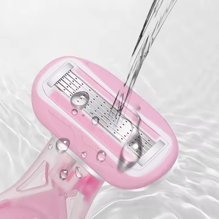 Mini cuchilla rosa de viaje - Imagen 3