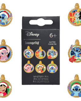 Pin Loungefly sorpresa Lilo y Stitch navidad
