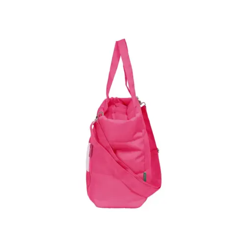 Bolso acolchado Benetton fucsia - Imagen 3